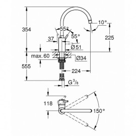 Смеситель GROHE Concetto 32661DC3