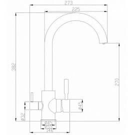 Смеситель ZORG SH 713 INOX