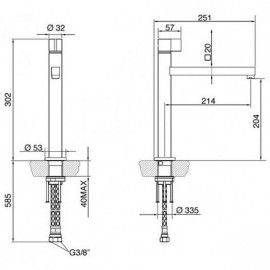 Смеситель SMEG ml19-cr
