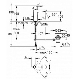Смеситель GROHE BauLoop 23762000