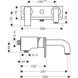 Смеситель AXOR Citterio 39400000