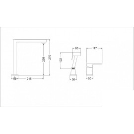 Смеситель OULIN OL-CS9622K
