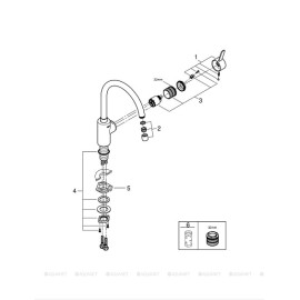 Смеситель GROHE Via Cosmo 30431DC0
