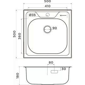 Комплект OMOIKIRI SARU 50-IN + Umi-BN (7395.4239)