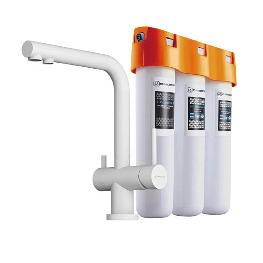 Комплект OMOIKIRI Nagano-P WH + Pure drop Lite (4054.8028P)