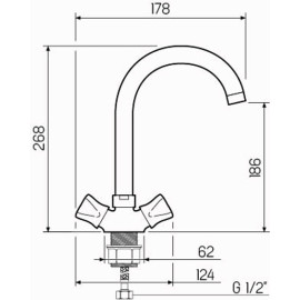Смеситель РМС SL116-274F
