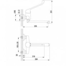 Смеситель LEMARK Project LM4611C
