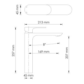 Смеситель WASSERKRAFT Elbe 7403H
