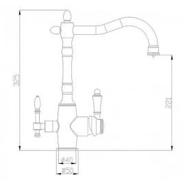Смеситель ZORG SH 812 BLACK BR