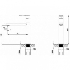 Смеситель IDDIS Edifice ED3PBSGi05 песок