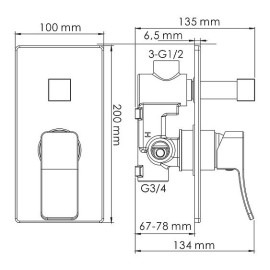 Смеситель WASSERKRAFT Aller 10641 white