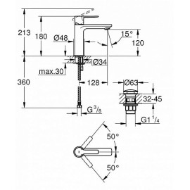 Смеситель GROHE Lineare 23106001