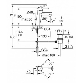 Смеситель GROHE Concetto 23450001