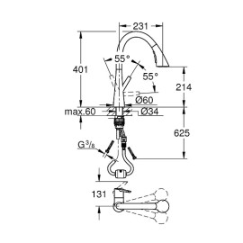 Смеситель GROHE Zedra 32294002