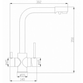Смеситель ZORG SH 552 SATIN