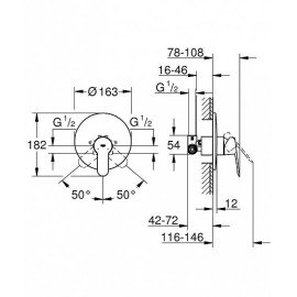 Смеситель GROHE BauEdge 29078000