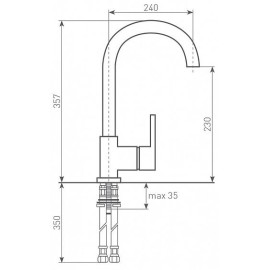 Смеситель Zigmund & Shtain ZS 1600 топленое молоко