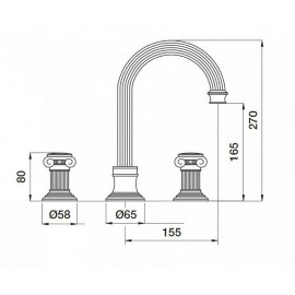 Смеситель CEZARES Olimp BLS2 A 02 Sw