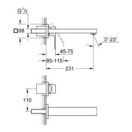 Смеситель GROHE Eurocube 23447000