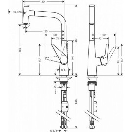 Смеситель HANSGROHE PuraVida 15812800