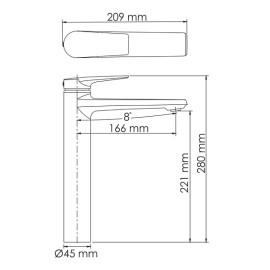 Смеситель WASSERKRAFT Glan 6603H