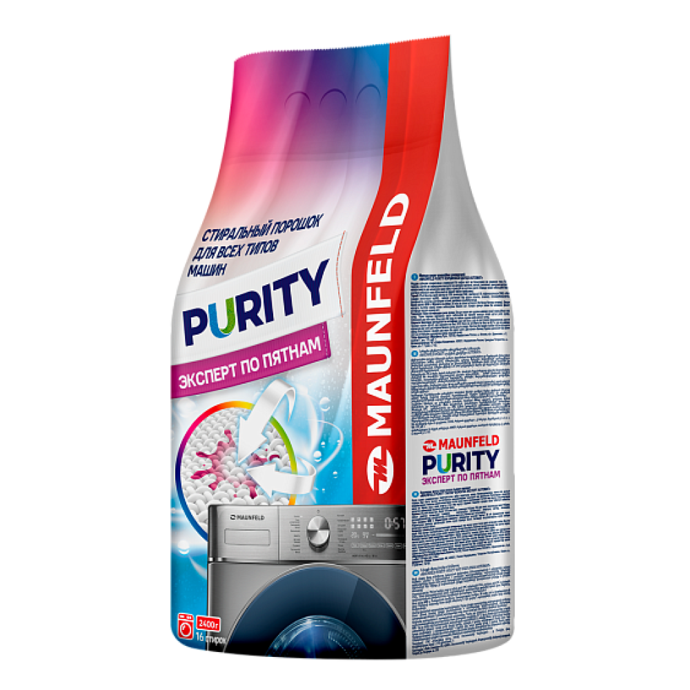 Стиральный порошок MAUNFELD Purity Эксперт по пятнам Automat 6000г MWP6000BM