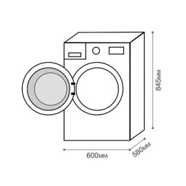 Стиральная машина KUPPERSBERG WM 581 W