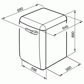 Стиральная машина Smeg LBB14PB-2