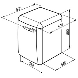 Стиральная машина SMEG LBB14PK-2