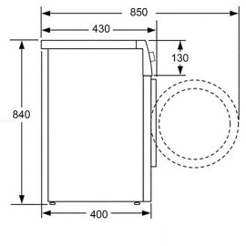 Стиральная машина BEKO RSGE68512ZSS