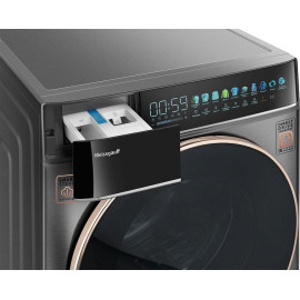 Стиральная машина WEISSGAUFF WM 58411 Direct Drive Inverter Premium Steam Grey
