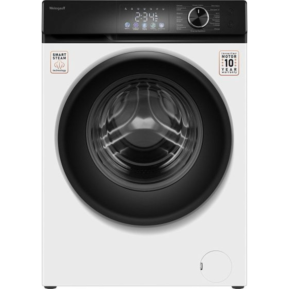 Стиральная машина WEISSGAUFF WM 45126 Inverter Steam Color Touch