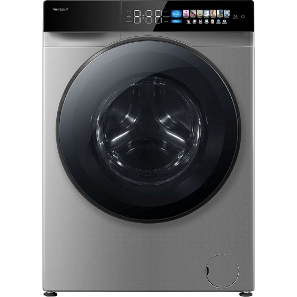 Стиральная машина WEISSGAUFF WM 998 Full Touch DC Inverter Steam Silver