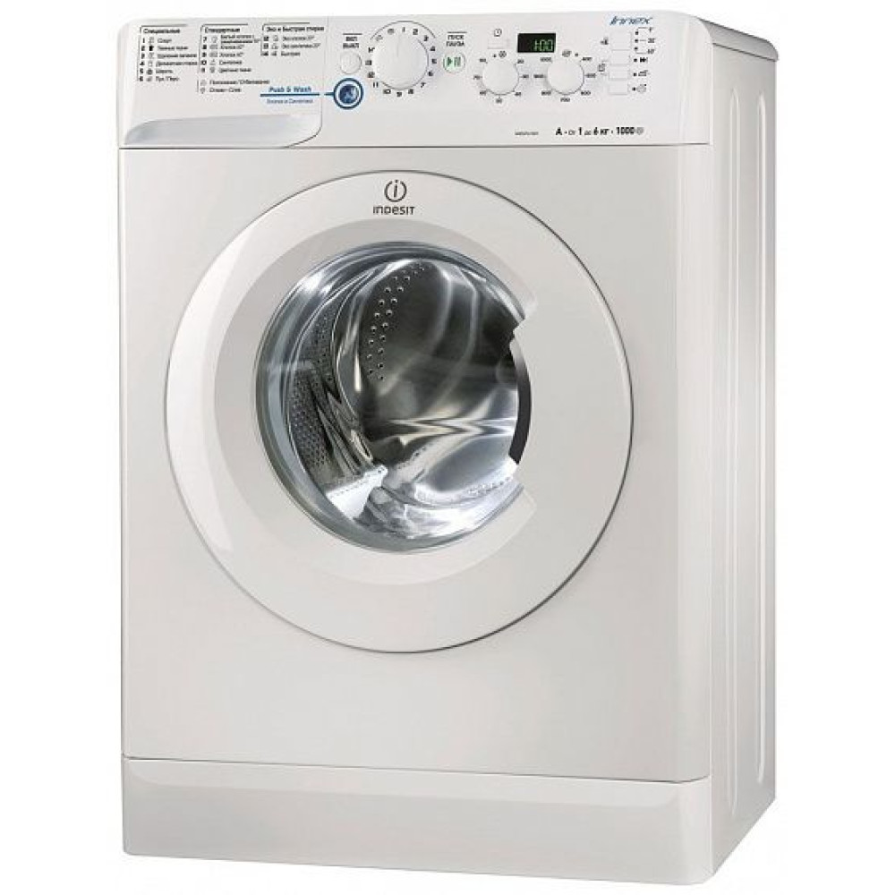 Стиральная машина с фронтальной загрузкой INDESIT NWSP 61051 GR
