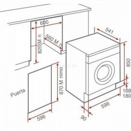 Стиральная машина встраиваемая TEKA lsi4 1400 е