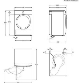 Сушильная машина ELECTROLUX EW8H458B