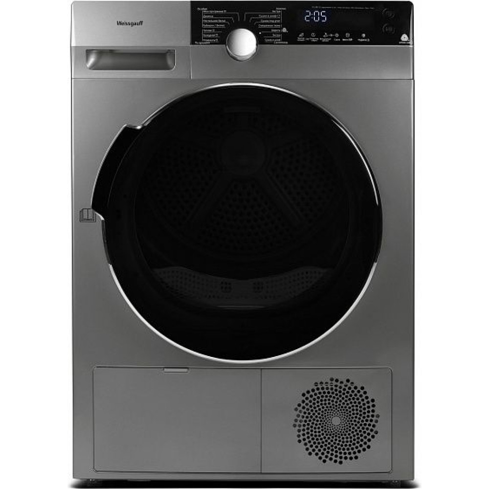 Сушильная машина WEISSGAUFF WD 599 DC Inverter Heat Pump Silver