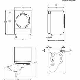 Сушильная машина Electrolux EW8HR458B