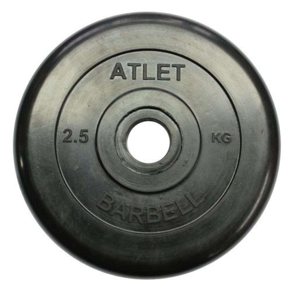 Диск обрезиненный MB Barbell MB-AtletB51-2,5