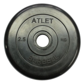 Диск обрезиненный MB Barbell MB-AtletB51-2,5