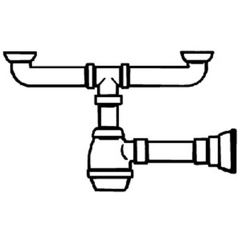 Сифон для мойки SMEG 3713
