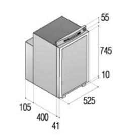 Автохолодильник VITRIFRIGO VTR5105 TOP