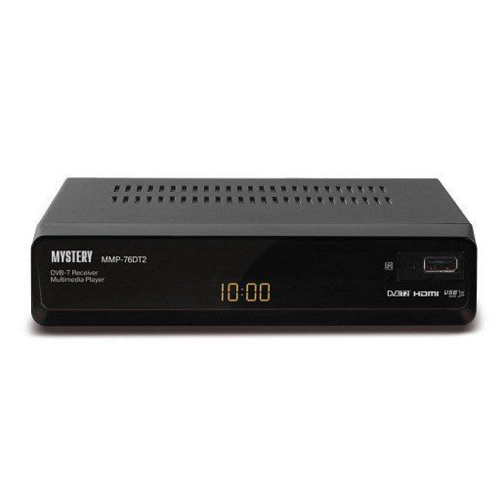 Dvb-t2 ресивер MYSTERY mmp-76dt2 черный