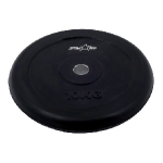 Диск обрезиненный Starfit BB-202 10 кг d=26 мм черный