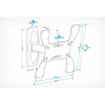 Кронштейн HOLDER lcds-5020 черный глянец