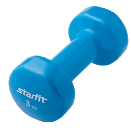Гантель Starfit DB-101 3 кг синяя
