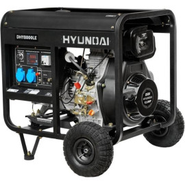 Генератор HYUNDAI dhy 8000le + колеса