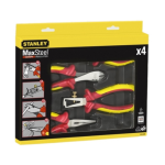 Набор из плоскогубцев и кусачек электрика 4 шт STANLEY MaxSteel VDE 1000V 4-84-489