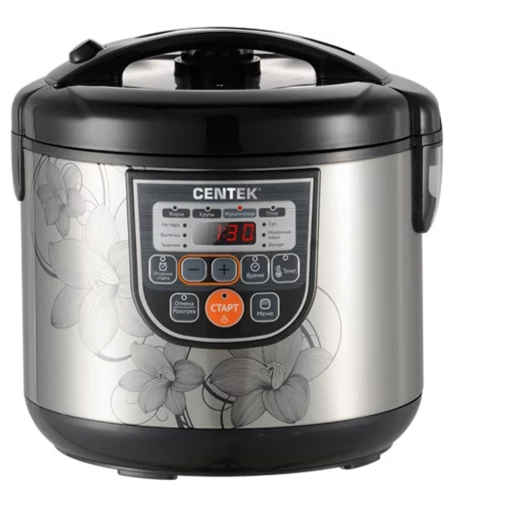 Мультиварка Centek CT-1498 черный/сталь