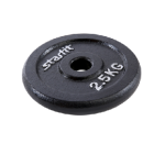 Диск чугунный Starfit BB-204 2,5 кг d=26 мм черный